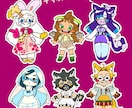 シール/スタンプ向け！シンプルSDイラスト作ります 会社契約ありのイラストレーターが最後まで全力で制作します イメージ4