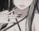 かわいい お洒落なイラスト制作します くすみカラー 肩上イラストを制作します イメージ4