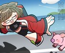 商用化！カートゥーン調のイラスト作成いたします アイコン、サムネイル等、ご要望に沿って描かせて頂きます！！ イメージ2