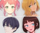 アニメ塗りアイコン・イラスト作成します 【商用利用無料】SNS・ブログアイコンや動画素材にも使える！ イメージ2