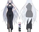 三面図、立ち絵、デザイン等を描きますます 綺麗系なかっこいい女性キャラを描きます！ イメージ5