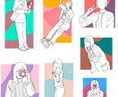 お写真からシンプルでおしゃれなイラスト作成します 写真から生まれる、世界にひとつだけの線画アート イメージ1