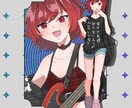 TRPGにおすすめの立ち絵をお描きします 頭からつま先まで！全身立ち絵5000円ぽっきり！ イメージ2