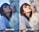 3枚！レタッチPhotoshop写真編集致します インスタ用に少し盛りたい！ポトレ撮れたけどレタッチ分からない イメージ4