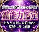 30年の霊視経験による【本格霊能力鑑定】を行います 霊感・霊力・スピリチュアル能力の覚醒度と霊的体質を本格鑑定 イメージ1