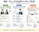 見やすい研修資料・マニュアルを作成します 初心者にも伝わる資料を丁寧に作成します イメージ1