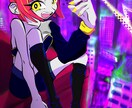 アメコミチックでポップなイラストお描きします キャラデザ、アイコン、MV、グッズ、サムネイルなど幅広く イメージ4