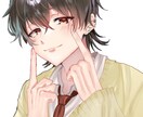 SNSのアイコンを描きます 厚塗り風で等身大の人物を描きます！ イメージ3