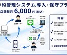 自動予約管理システム「ヨヤクル」導入します 面倒な管理・保守はすべてお任せの定額プラン イメージ1