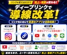 SNS導線改善｜離脱を防ぎ売上・集客を強化します SNSリンクを最適なアプリへ直接遷移できるよう設定します イメージ1