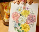 思いを届ける花束を描きます あなただけの花束を描きます　(データ納品/原画も可) イメージ4