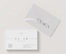海外風オシャレなデザインの名刺を制作いたします エンボス加工で高級感を演出したい方 イメージ4