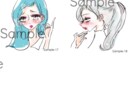 物憂げで癖になるオリジナルアイコン・挿絵描きます 毒と蜜な乙女イラストでおしゃれに気分転換 イメージ8