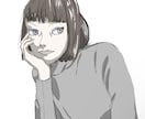 モダンでオシャレな雰囲気の人物絵描きます クールでモダンな絵でサービスやシーンの魅力を引き立てます イメージ5