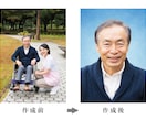 遺影写真データをお作りします ただに機械的に作るのではなく、1枚1枚丁寧に作成いたします イメージ3