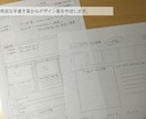 ホームページの構成案や手書き案などをFWでデザイン化します！ イメージ2