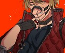 鮮烈で迫力あるダークなイラストを制作いたします ビビッドでかっこいい色合い・構図のイラスト描きます！ イメージ9
