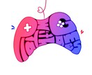 文字で遊んだロゴやアイコン作成します 文字で絵を描く、唯一無二のイラストです イメージ2