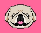 愛犬をドット絵でお描きします 犬好きの方はぜひっ！アイコンやグッズに！ イメージ3