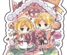 きらきら可愛いイラスト描きます デフォルメ(得意)〜等身絵まで対応します！ イメージ5
