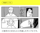 広告プランナーが絵コンテを制作します お見積もり相談からお気軽にご連絡ください イメージ3