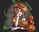 個性的でオシャレな女の子イラスト描きます 【ポップ×ゴス/ガーリー×毒っぽさ】映える一枚をお届け！ イメージ7