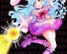全身OK！かわいい女の子のイラストを描きます きゅるんと大きな瞳が特徴です♪ イメージ2