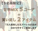 5名様限定＊甘辛コーデと買足しアイテムご提案します 7万人接客した元アパレル店長がクローゼットを最適化します イメージ1
