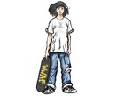 お洒落なイラスト•似顔絵お描きします リアルなそれでいてどこか抜け感のあるイラストをお描きします イメージ7