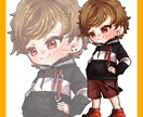 ミニキャラ立ち絵描きます アニメイラスト調な立ち絵はいかがですか！ イメージ2