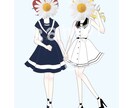 あなただけの素敵なアイコンイラストをお届けします ミニキャラから等身まで！ご希望に合わせて対応致します❁⃘* イメージ5