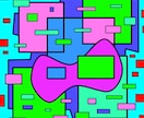 SNS向けの抽象的画アイコンを作成します 抽象的なイラストを作成します。服やアイコンのデザインに！ イメージ6