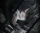 配信者、SNSアイコン作成します 無表情、病みカワ、要望にあわせ描きます イメージ2