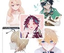 アイコンなどのイラストを作成致します アイコン・ヘッダー用、観賞用、夢絵など御気軽に！ イメージ2