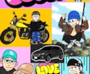 ポップな(カートゥーン)イラストを最安値で描きます アイコン、壁紙等お好きなところに使用可能です！ イメージ1
