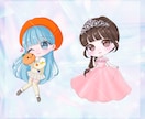 配信・推し活向け♡商用可SDミニキャラ描きます キラきゅん塗りでこだわり衣装や本人様寄せ可◎丁寧に描きます イメージ10