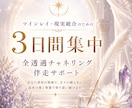 3日間✨ツインレイの不安やサイレントに伴走します 【3日間緊急サポート】ツインレイ・現実統合へチャネリング伴走 イメージ1