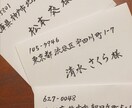 招待状の宛名を筆耕致します 結婚式は初めが肝心！字に自信が無い方、準備の忙しい方へ〜 イメージ1