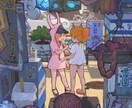 人物・背景のイラストを描きます 【基本】全身絵＋背景ありのイラストを制作します イメージ4