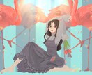 1枚絵制作やキャラクターデザインができます 文字に色を感じる共感覚持ちな為小説の表紙や歌動画にピッタリ イメージ5