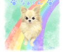 優しいタッチで大切なペットの似顔絵を描きます 大切な犬ちゃん、猫ちゃんなど☆記念にイラストを残しませんか♪ イメージ6