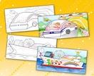 商用利用可！子供向けのオリジナルぬりえを作成します 店舗PRやキャンペーン、イベントでの配布やプレゼントにも！ イメージ10