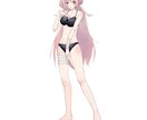 TRPG等に使える全身の立ち絵を制作致します 表情差分2つ付！カラーで制作致します イメージ2