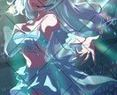 目を惹く華やかな一枚絵を描きます 光と彩度の映える世界観イラスト イメージ10