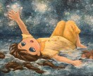 ATCサイズのアナログイラストを制作します プレゼント、インテリア等にいかがでしょうか？ イメージ2