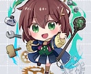 ミニキャラ（小物つき）描きます SNS、グッズなどに！印刷可能です！ イメージ2