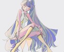 あなたのオリジナルキャラクターをアイコン化します 繊細な色使いで世界観をアピールしたい方へ イメージ2