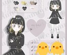 可愛いコテキャラシート作成します コテキャラちゃんに合ったコテキャラシートをお作りします！ イメージ2