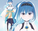 イラストを参考にVRoidモデルを制作します Vtuber・Vライバーさんや探索キャラ等の制作を致します イメージ2