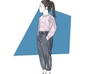 やさしくてシンプルな似顔絵を描きます あなたの大切な写真をイラストに。 イメージ4